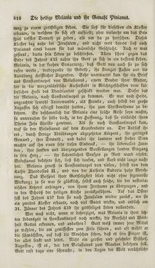Image of the Page - 816 - in Legenden der Heiligen auf alle Tage des Jahres - Die Herrlichkeit der katholischen Kirche, dargestellt in den Lebensbeschriebungen der Heiligen Gottes, Volume 1