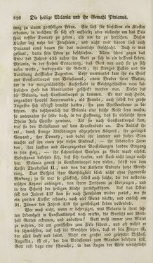 Image of the Page - 816 - in Legenden der Heiligen auf alle Tage des Jahres - Die Herrlichkeit der katholischen Kirche, dargestellt in den Lebensbeschriebungen der Heiligen Gottes, Volume 1