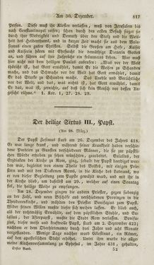 Image of the Page - 817 - in Legenden der Heiligen auf alle Tage des Jahres - Die Herrlichkeit der katholischen Kirche, dargestellt in den Lebensbeschriebungen der Heiligen Gottes, Volume 1