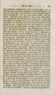 Image of the Page - 821 - in Legenden der Heiligen auf alle Tage des Jahres - Die Herrlichkeit der katholischen Kirche, dargestellt in den Lebensbeschriebungen der Heiligen Gottes, Volume 1