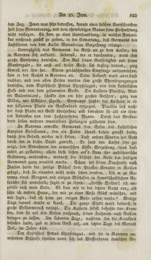 Image of the Page - 825 - in Legenden der Heiligen auf alle Tage des Jahres - Die Herrlichkeit der katholischen Kirche, dargestellt in den Lebensbeschriebungen der Heiligen Gottes, Volume 1