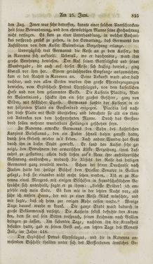 Bild der Seite - 825 - in Legenden der Heiligen auf alle Tage des Jahres - Die Herrlichkeit der katholischen Kirche, dargestellt in den Lebensbeschriebungen der Heiligen Gottes, Band 1