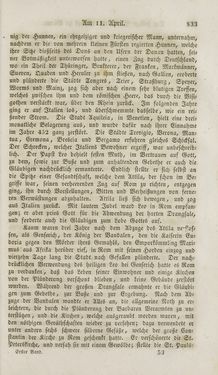 Image of the Page - 833 - in Legenden der Heiligen auf alle Tage des Jahres - Die Herrlichkeit der katholischen Kirche, dargestellt in den Lebensbeschriebungen der Heiligen Gottes, Volume 1