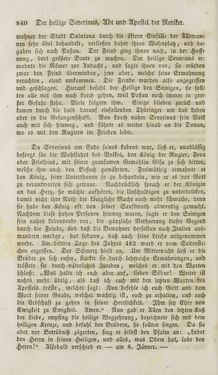 Image of the Page - 840 - in Legenden der Heiligen auf alle Tage des Jahres - Die Herrlichkeit der katholischen Kirche, dargestellt in den Lebensbeschriebungen der Heiligen Gottes, Volume 1