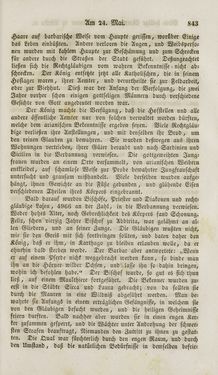 Image of the Page - 843 - in Legenden der Heiligen auf alle Tage des Jahres - Die Herrlichkeit der katholischen Kirche, dargestellt in den Lebensbeschriebungen der Heiligen Gottes, Volume 1