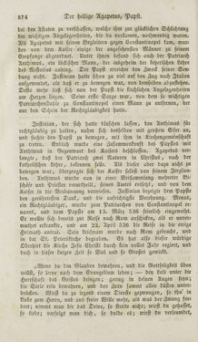 Bild der Seite - 874 - in Legenden der Heiligen auf alle Tage des Jahres - Die Herrlichkeit der katholischen Kirche, dargestellt in den Lebensbeschriebungen der Heiligen Gottes, Band 1