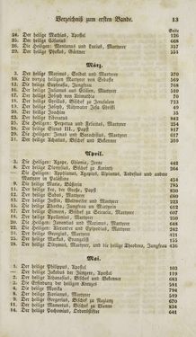 Image of the Page - 13 - in Legenden der Heiligen auf alle Tage des Jahres - Die Herrlichkeit der katholischen Kirche, dargestellt in den Lebensbeschriebungen der Heiligen Gottes, Volume 1