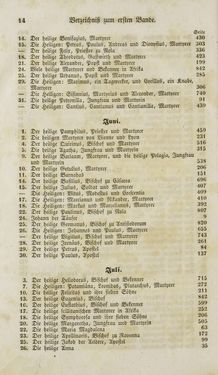 Image of the Page - 14 - in Legenden der Heiligen auf alle Tage des Jahres - Die Herrlichkeit der katholischen Kirche, dargestellt in den Lebensbeschriebungen der Heiligen Gottes, Volume 1