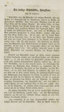 Image of the Page - (000014) - in Legenden der Heiligen auf alle Tage des Jahres - Die Herrlichkeit der katholischen Kirche, dargestellt in den Lebensbeschriebungen der Heiligen Gottes, Volume 2