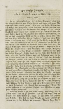 Image of the Page - (000022) - in Legenden der Heiligen auf alle Tage des Jahres - Die Herrlichkeit der katholischen Kirche, dargestellt in den Lebensbeschriebungen der Heiligen Gottes, Volume 2