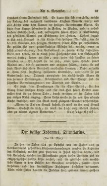 Image of the Page - (000031) - in Legenden der Heiligen auf alle Tage des Jahres - Die Herrlichkeit der katholischen Kirche, dargestellt in den Lebensbeschriebungen der Heiligen Gottes, Volume 2