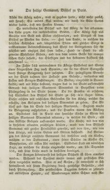 Image of the Page - (000044) - in Legenden der Heiligen auf alle Tage des Jahres - Die Herrlichkeit der katholischen Kirche, dargestellt in den Lebensbeschriebungen der Heiligen Gottes, Volume 2