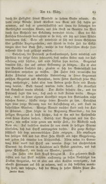 Image of the Page - (000069) - in Legenden der Heiligen auf alle Tage des Jahres - Die Herrlichkeit der katholischen Kirche, dargestellt in den Lebensbeschriebungen der Heiligen Gottes, Volume 2