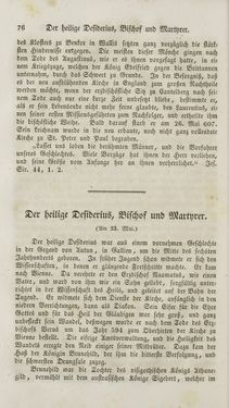 Image of the Page - (000080) - in Legenden der Heiligen auf alle Tage des Jahres - Die Herrlichkeit der katholischen Kirche, dargestellt in den Lebensbeschriebungen der Heiligen Gottes, Volume 2