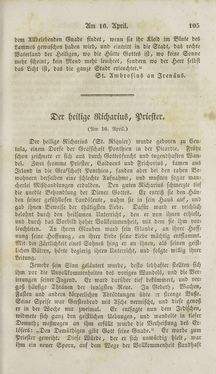 Bild der Seite - (000109) - in Legenden der Heiligen auf alle Tage des Jahres - Die Herrlichkeit der katholischen Kirche, dargestellt in den Lebensbeschriebungen der Heiligen Gottes, Band 2