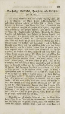 Image of the Page - (000141) - in Legenden der Heiligen auf alle Tage des Jahres - Die Herrlichkeit der katholischen Kirche, dargestellt in den Lebensbeschriebungen der Heiligen Gottes, Volume 2