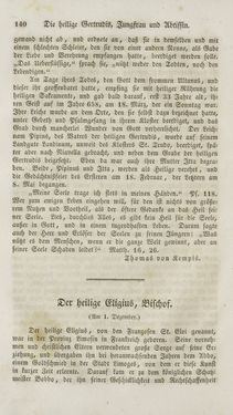 Image of the Page - (000144) - in Legenden der Heiligen auf alle Tage des Jahres - Die Herrlichkeit der katholischen Kirche, dargestellt in den Lebensbeschriebungen der Heiligen Gottes, Volume 2