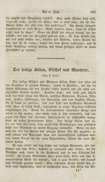 Bild der Seite - (000167) - in Legenden der Heiligen auf alle Tage des Jahres - Die Herrlichkeit der katholischen Kirche, dargestellt in den Lebensbeschriebungen der Heiligen Gottes, Band 2
