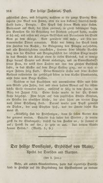 Image of the Page - (000216) - in Legenden der Heiligen auf alle Tage des Jahres - Die Herrlichkeit der katholischen Kirche, dargestellt in den Lebensbeschriebungen der Heiligen Gottes, Volume 2