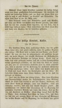 Image of the Page - (000249) - in Legenden der Heiligen auf alle Tage des Jahres - Die Herrlichkeit der katholischen Kirche, dargestellt in den Lebensbeschriebungen der Heiligen Gottes, Volume 2