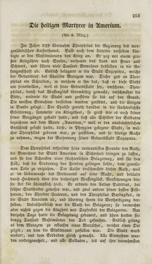 Image of the Page - (000255) - in Legenden der Heiligen auf alle Tage des Jahres - Die Herrlichkeit der katholischen Kirche, dargestellt in den Lebensbeschriebungen der Heiligen Gottes, Volume 2
