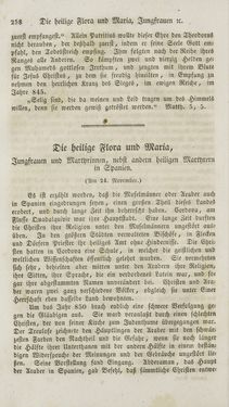 Image of the Page - (000260) - in Legenden der Heiligen auf alle Tage des Jahres - Die Herrlichkeit der katholischen Kirche, dargestellt in den Lebensbeschriebungen der Heiligen Gottes, Volume 2