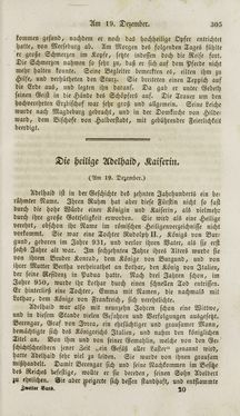 Image of the Page - (000307) - in Legenden der Heiligen auf alle Tage des Jahres - Die Herrlichkeit der katholischen Kirche, dargestellt in den Lebensbeschriebungen der Heiligen Gottes, Volume 2