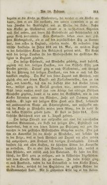 Image of the Page - (000313) - in Legenden der Heiligen auf alle Tage des Jahres - Die Herrlichkeit der katholischen Kirche, dargestellt in den Lebensbeschriebungen der Heiligen Gottes, Volume 2