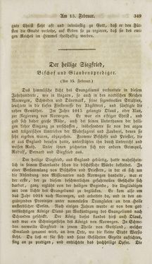 Image of the Page - (000351) - in Legenden der Heiligen auf alle Tage des Jahres - Die Herrlichkeit der katholischen Kirche, dargestellt in den Lebensbeschriebungen der Heiligen Gottes, Volume 2