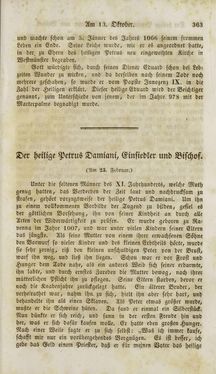 Image of the Page - (000365) - in Legenden der Heiligen auf alle Tage des Jahres - Die Herrlichkeit der katholischen Kirche, dargestellt in den Lebensbeschriebungen der Heiligen Gottes, Volume 2