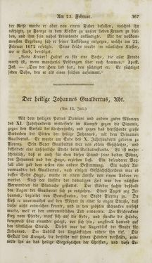 Bild der Seite - (000369) - in Legenden der Heiligen auf alle Tage des Jahres - Die Herrlichkeit der katholischen Kirche, dargestellt in den Lebensbeschriebungen der Heiligen Gottes, Band 2