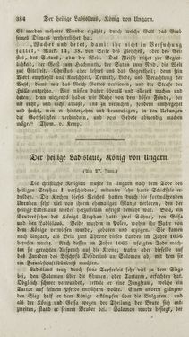 Image of the Page - (000386) - in Legenden der Heiligen auf alle Tage des Jahres - Die Herrlichkeit der katholischen Kirche, dargestellt in den Lebensbeschriebungen der Heiligen Gottes, Volume 2
