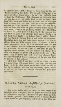 Image of the Page - (000399) - in Legenden der Heiligen auf alle Tage des Jahres - Die Herrlichkeit der katholischen Kirche, dargestellt in den Lebensbeschriebungen der Heiligen Gottes, Volume 2