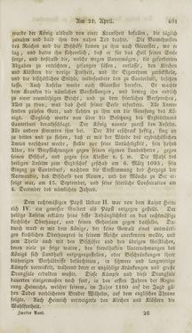 Image of the Page - (000403) - in Legenden der Heiligen auf alle Tage des Jahres - Die Herrlichkeit der katholischen Kirche, dargestellt in den Lebensbeschriebungen der Heiligen Gottes, Volume 2