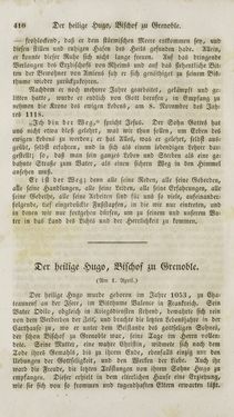 Image of the Page - (000412) - in Legenden der Heiligen auf alle Tage des Jahres - Die Herrlichkeit der katholischen Kirche, dargestellt in den Lebensbeschriebungen der Heiligen Gottes, Volume 2