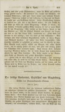 Bild der Seite - (000415) - in Legenden der Heiligen auf alle Tage des Jahres - Die Herrlichkeit der katholischen Kirche, dargestellt in den Lebensbeschriebungen der Heiligen Gottes, Band 2