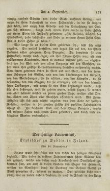Image of the Page - (000455) - in Legenden der Heiligen auf alle Tage des Jahres - Die Herrlichkeit der katholischen Kirche, dargestellt in den Lebensbeschriebungen der Heiligen Gottes, Volume 2