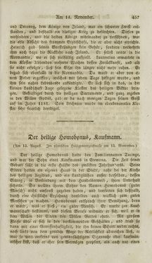 Image of the Page - (000459) - in Legenden der Heiligen auf alle Tage des Jahres - Die Herrlichkeit der katholischen Kirche, dargestellt in den Lebensbeschriebungen der Heiligen Gottes, Volume 2