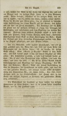 Image of the Page - (000461) - in Legenden der Heiligen auf alle Tage des Jahres - Die Herrlichkeit der katholischen Kirche, dargestellt in den Lebensbeschriebungen der Heiligen Gottes, Volume 2