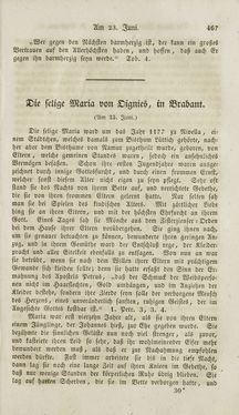 Image of the Page - (000469) - in Legenden der Heiligen auf alle Tage des Jahres - Die Herrlichkeit der katholischen Kirche, dargestellt in den Lebensbeschriebungen der Heiligen Gottes, Volume 2