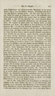 Image of the Page - (000475) - in Legenden der Heiligen auf alle Tage des Jahres - Die Herrlichkeit der katholischen Kirche, dargestellt in den Lebensbeschriebungen der Heiligen Gottes, Volume 2