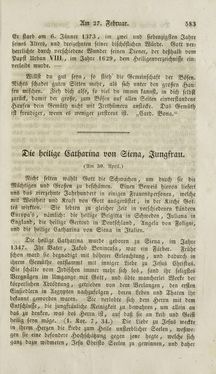 Bild der Seite - (000585) - in Legenden der Heiligen auf alle Tage des Jahres - Die Herrlichkeit der katholischen Kirche, dargestellt in den Lebensbeschriebungen der Heiligen Gottes, Band 2