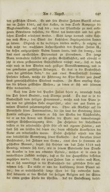 Image of the Page - (000649) - in Legenden der Heiligen auf alle Tage des Jahres - Die Herrlichkeit der katholischen Kirche, dargestellt in den Lebensbeschriebungen der Heiligen Gottes, Volume 2