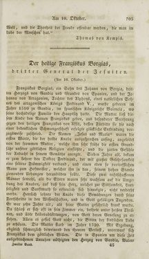 Image of the Page - (000707) - in Legenden der Heiligen auf alle Tage des Jahres - Die Herrlichkeit der katholischen Kirche, dargestellt in den Lebensbeschriebungen der Heiligen Gottes, Volume 2