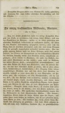 Image of the Page - (000713) - in Legenden der Heiligen auf alle Tage des Jahres - Die Herrlichkeit der katholischen Kirche, dargestellt in den Lebensbeschriebungen der Heiligen Gottes, Volume 2