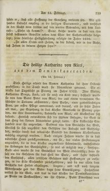 Image of the Page - (000741) - in Legenden der Heiligen auf alle Tage des Jahres - Die Herrlichkeit der katholischen Kirche, dargestellt in den Lebensbeschriebungen der Heiligen Gottes, Volume 2