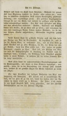 Image of the Page - (000743) - in Legenden der Heiligen auf alle Tage des Jahres - Die Herrlichkeit der katholischen Kirche, dargestellt in den Lebensbeschriebungen der Heiligen Gottes, Volume 2