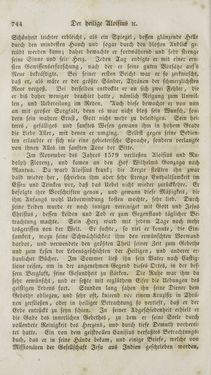 Bild der Seite - (000746) - in Legenden der Heiligen auf alle Tage des Jahres - Die Herrlichkeit der katholischen Kirche, dargestellt in den Lebensbeschriebungen der Heiligen Gottes, Band 2