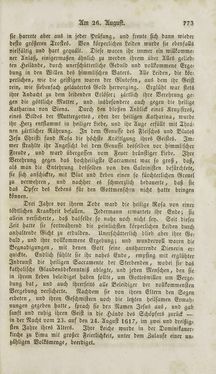 Bild der Seite - (000775) - in Legenden der Heiligen auf alle Tage des Jahres - Die Herrlichkeit der katholischen Kirche, dargestellt in den Lebensbeschriebungen der Heiligen Gottes, Band 2