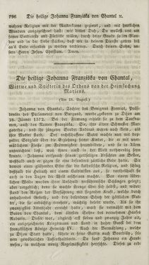 Bild der Seite - (000798) - in Legenden der Heiligen auf alle Tage des Jahres - Die Herrlichkeit der katholischen Kirche, dargestellt in den Lebensbeschriebungen der Heiligen Gottes, Band 2